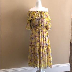 Off the shoulder yellow dress by Chelsea 28